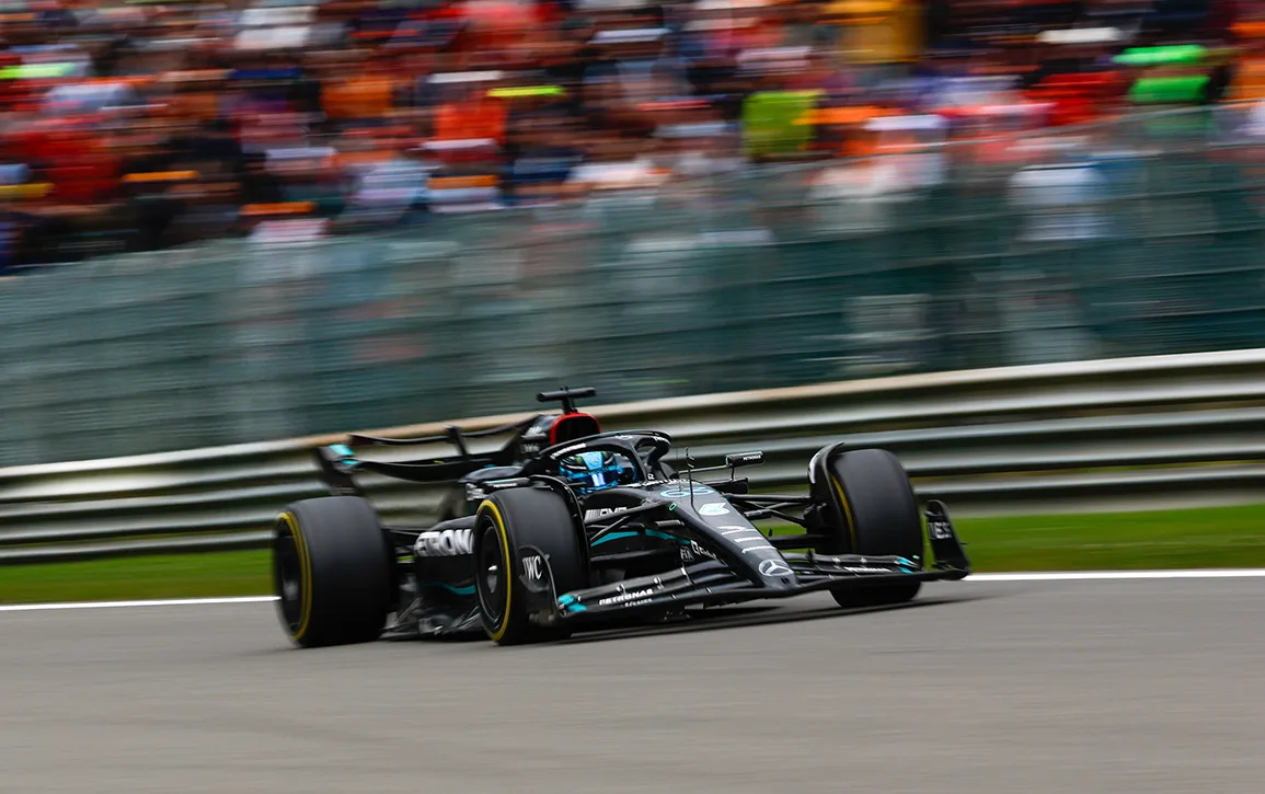 George Russell Mercedes-AMG F1 Spa 2023