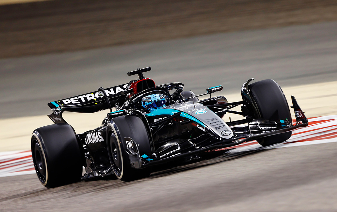 メルセデス-AMG PETRONAS F1 バーレーンGP 2024 スパーク 1/18 メルセデス AMG ペトロナス F1チーム W15 E