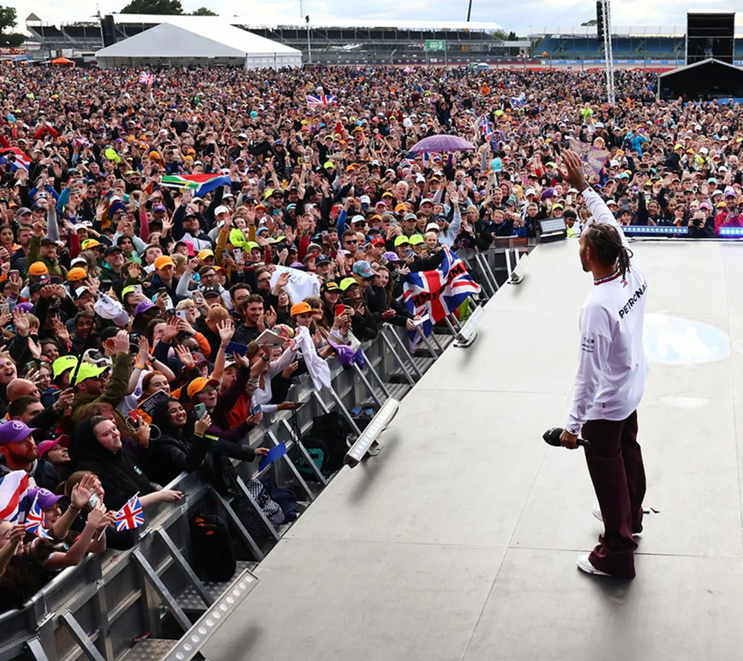 F1 British race track