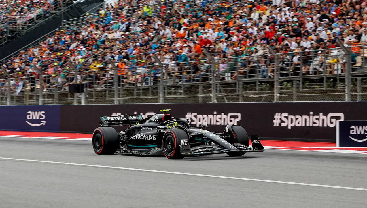 Lewis Hamilton Mercedes AMG F1 Barcelona