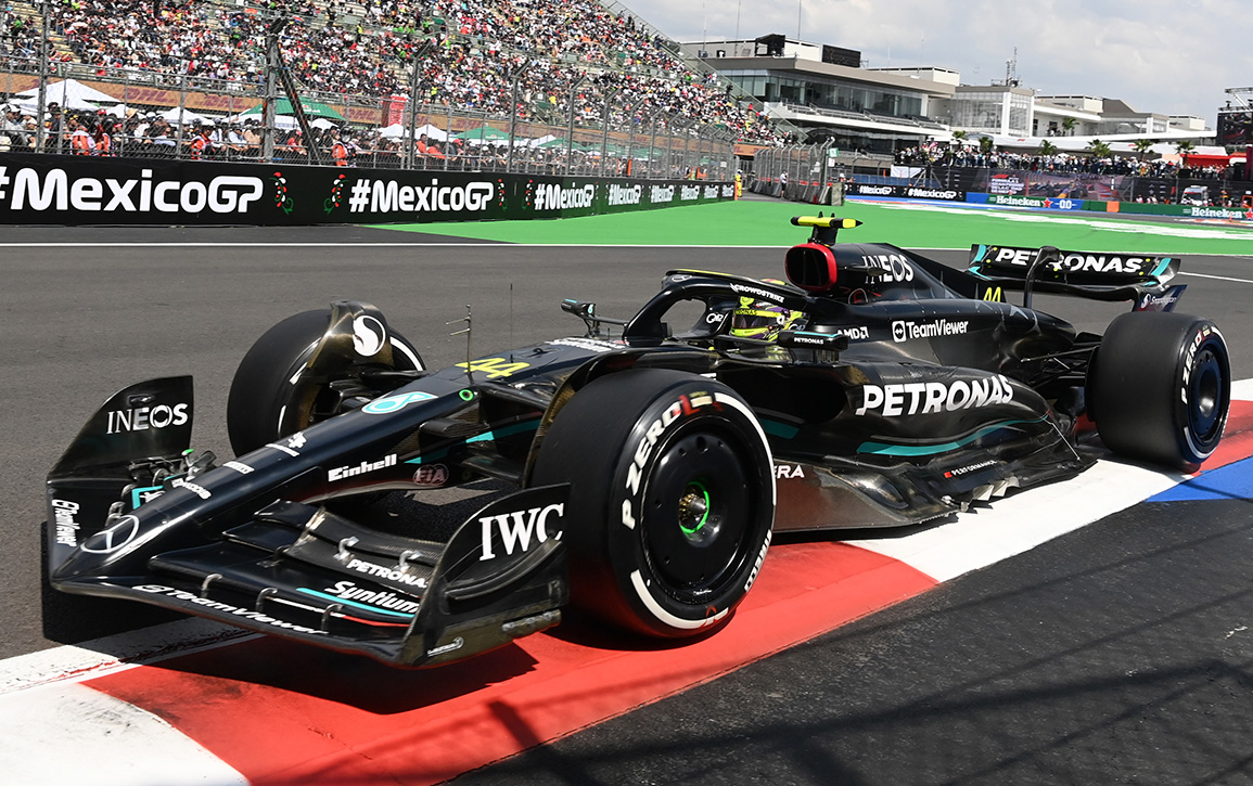 F1: Mercedes surpreende e faz dobradinha no TL3 do México