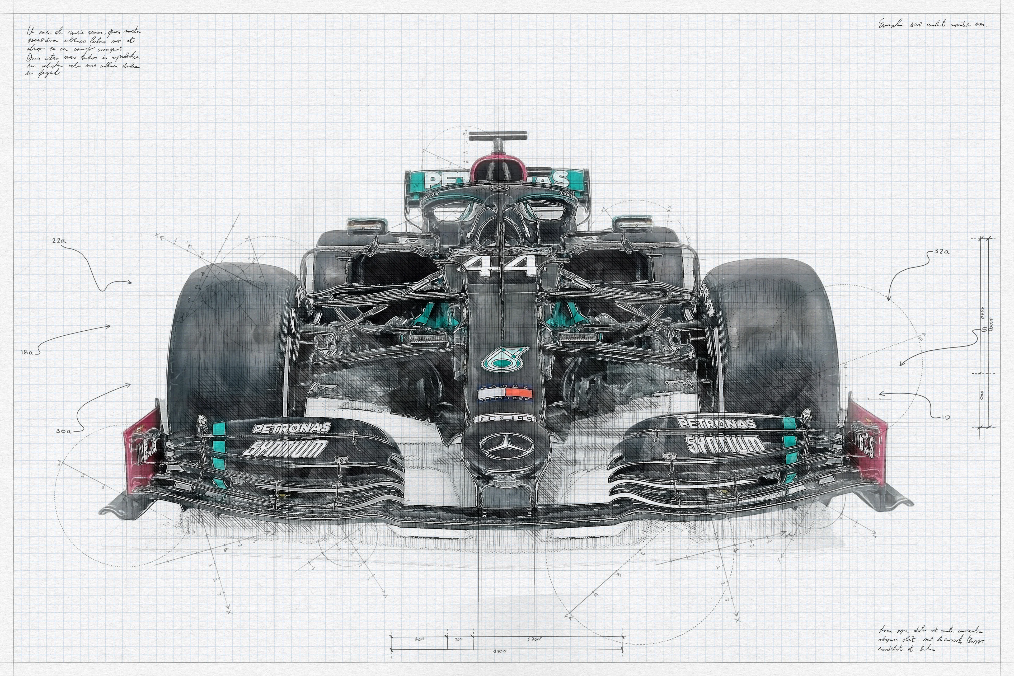 Mercedes AMG Petronas Formula One Team - Collection Officielle de