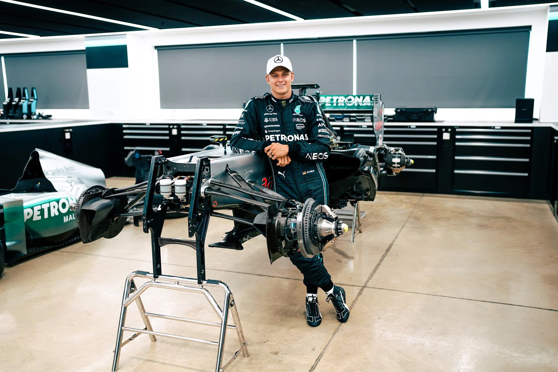 Mick Schumacher W02 Seat Fit Goodwood 2