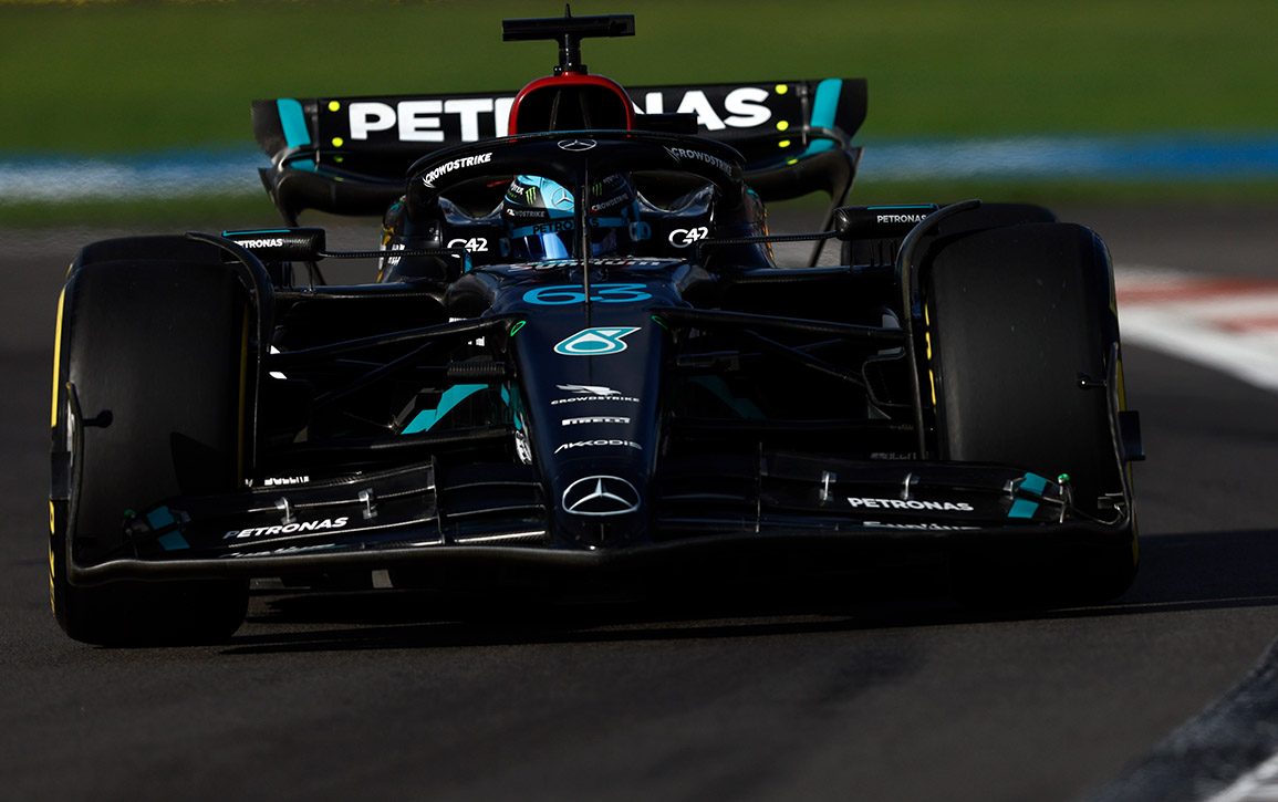 F1: Mercedes surpreende e faz dobradinha no TL3 do México