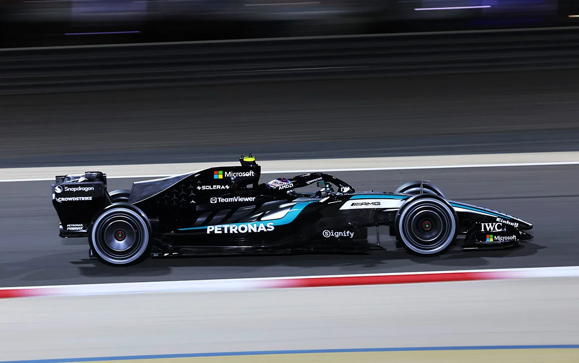 George and Kimi Kick-Off First Day of Testing in Bahrain