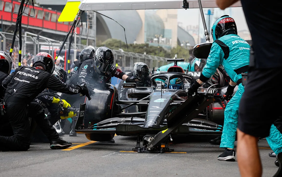 George Russell Mercedes-AMG F1 Baku 2023