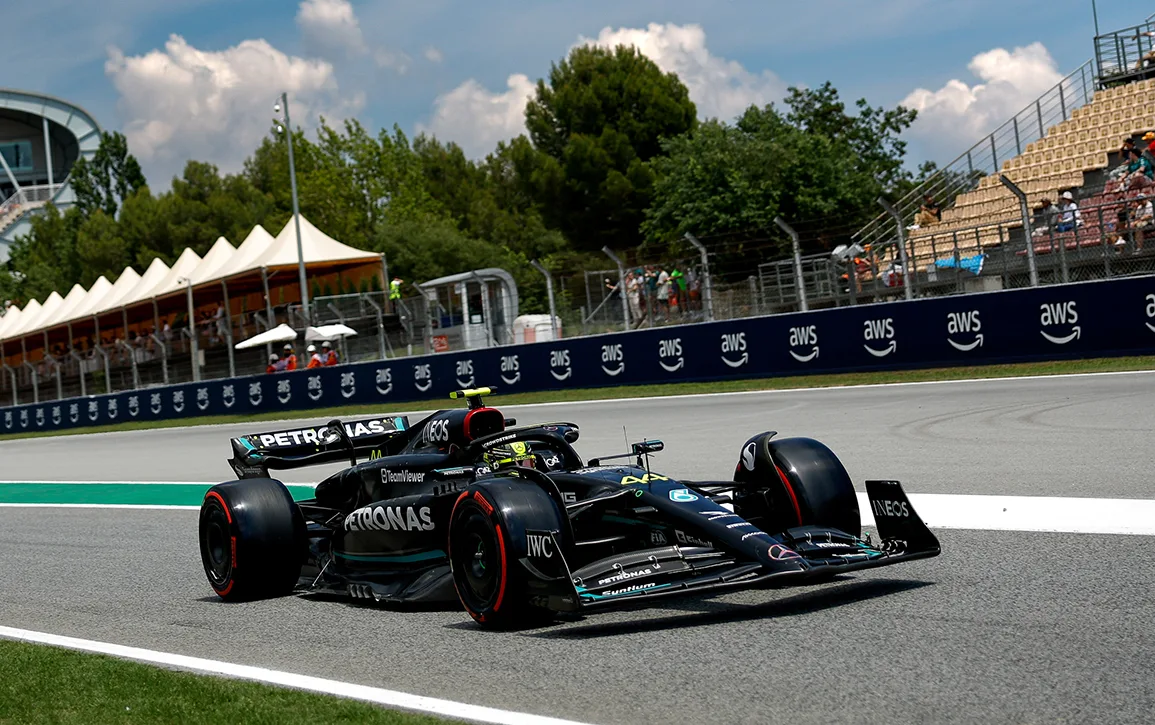 Lewis Hamilton Mercedes AMG F1 Barcelona