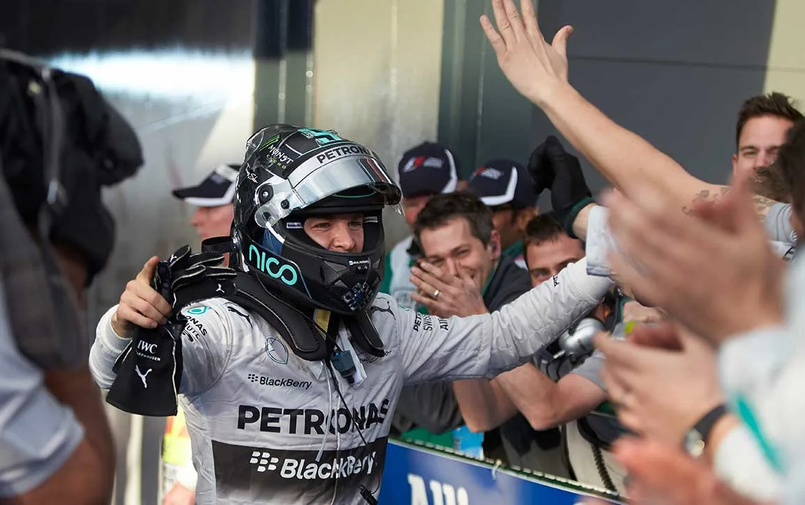 Nico Rosberg Mercedes Melbourne 2014