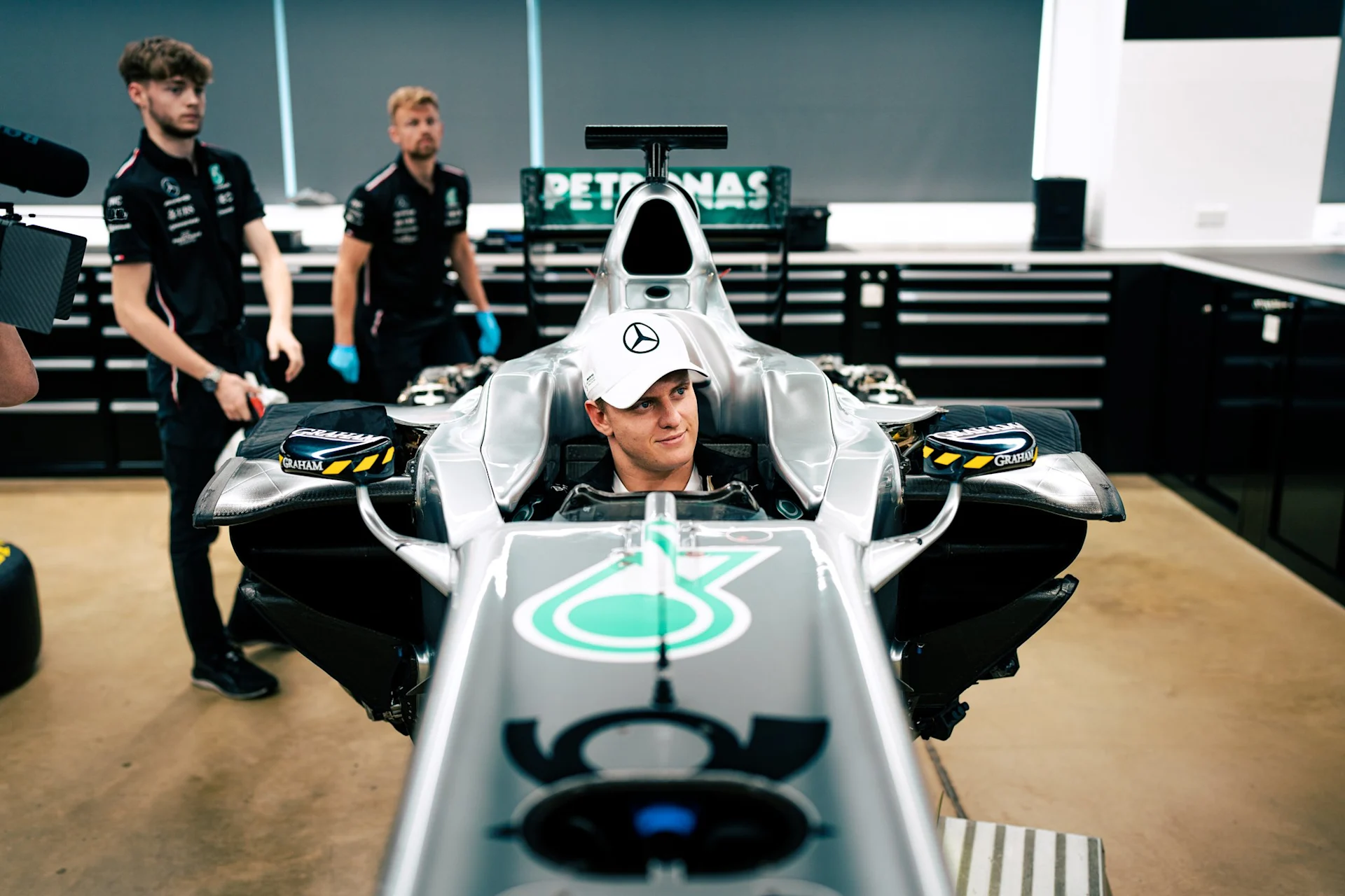 Mick Schumacher W02 Seat Fit Goodwood 5