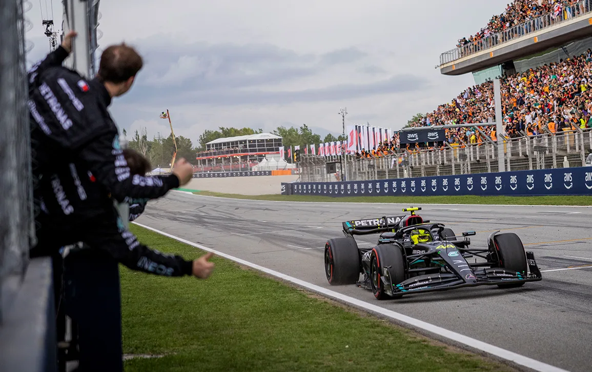 Lewis Hamilton Mercedes AMG F1 Barcelona