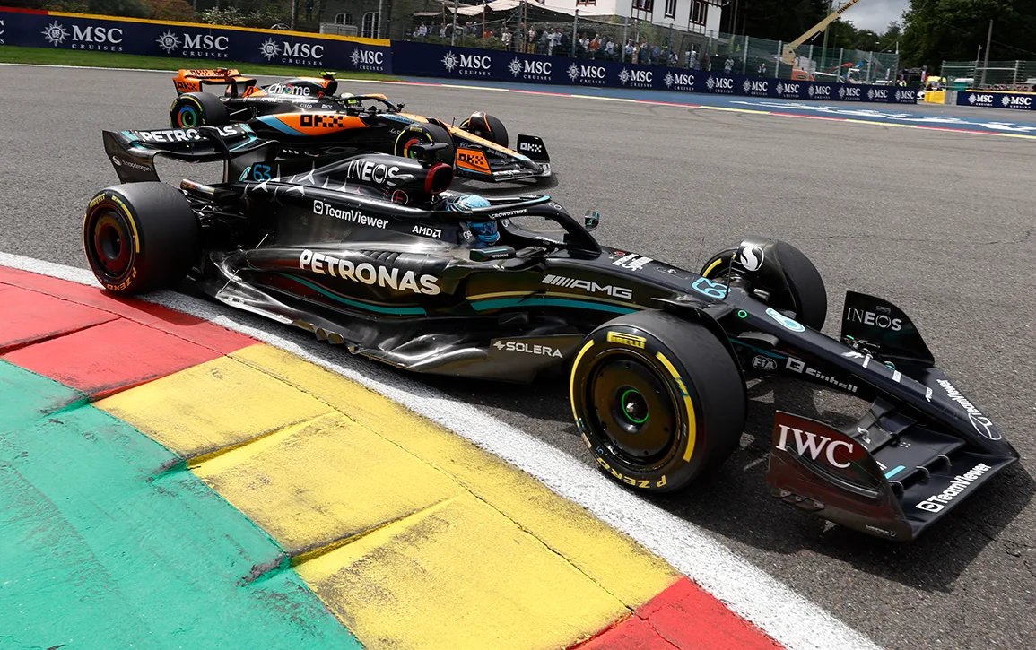 George Russell Mercedes-AMG F1 Spa 2023