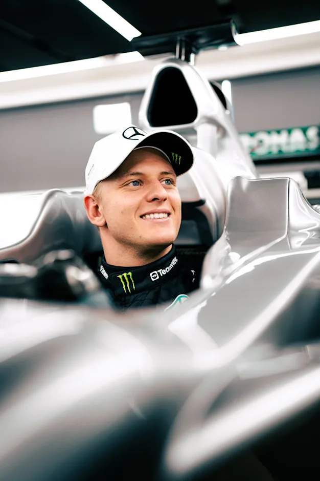 Mick Schumacher Gets W02 Seat Fit for Goodwood FOS mobile picture