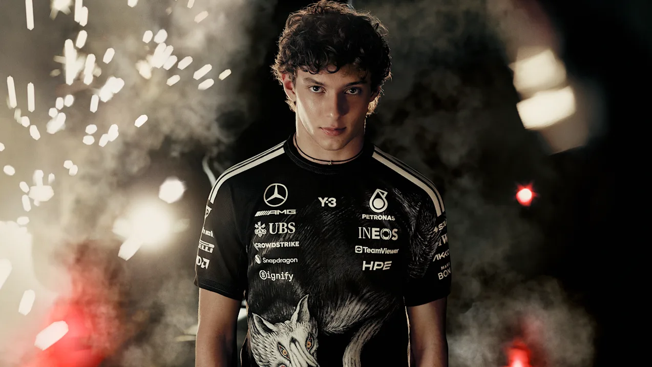 SS26 Y-3 MERCEDES KIMI ANTONELLI SHOT16