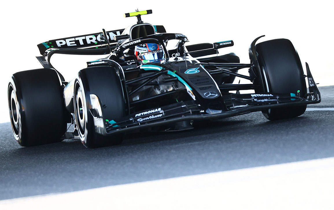 【宇宙飛行士】Mercedes-AMG PETRONAS F1 1/18 Spark Mercedes-AMG Petronas Motorsport No.77 2nd