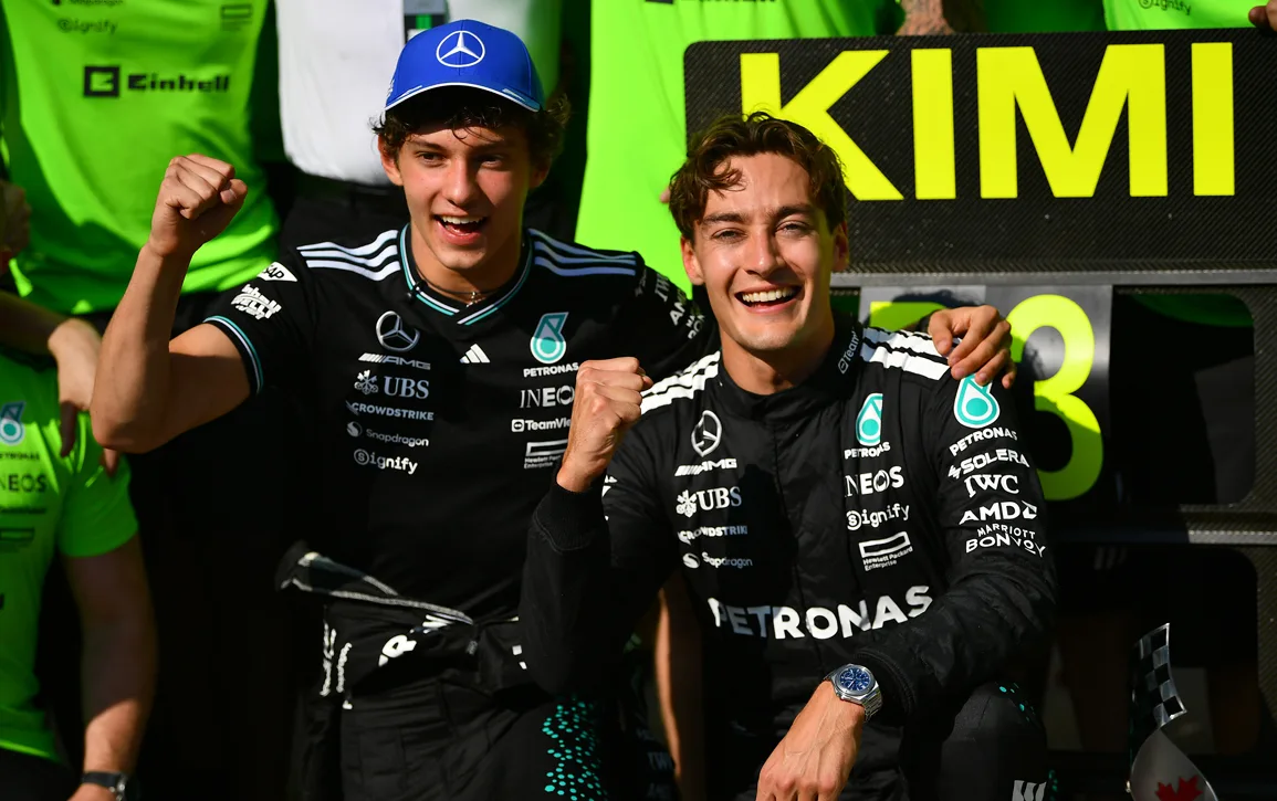 Mercedes-AMG F1 Confirms George Russell and Kimi Antonelli as 2026 Driver  Line-Up - Mercedes-AMG PETRONAS F1 Team