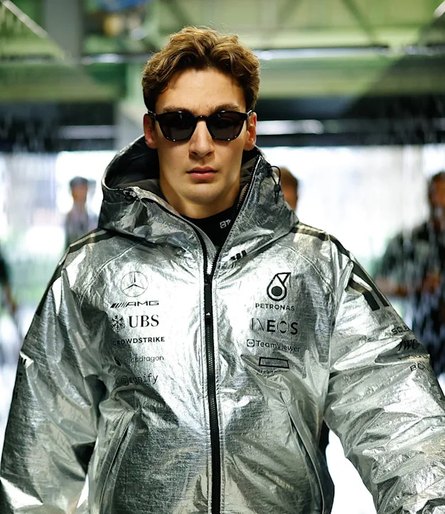 George Russell adidas mobile