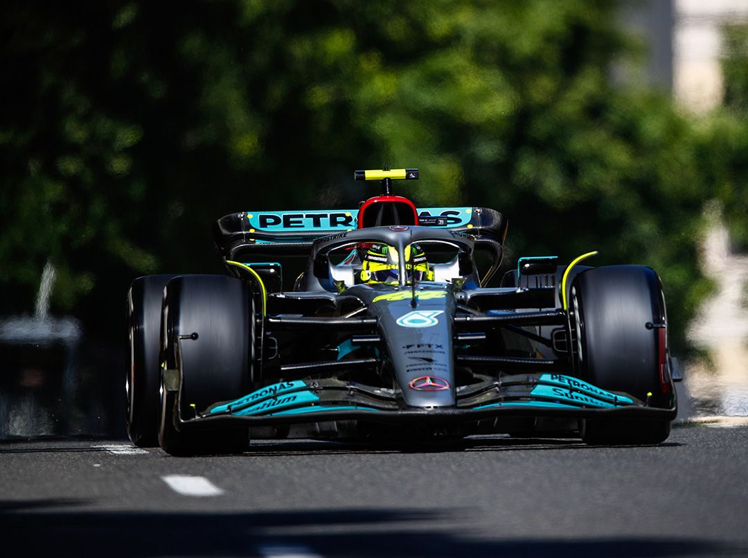 Solid Qualifying for Mercedes-AMG in Baku: George P5, Lewis