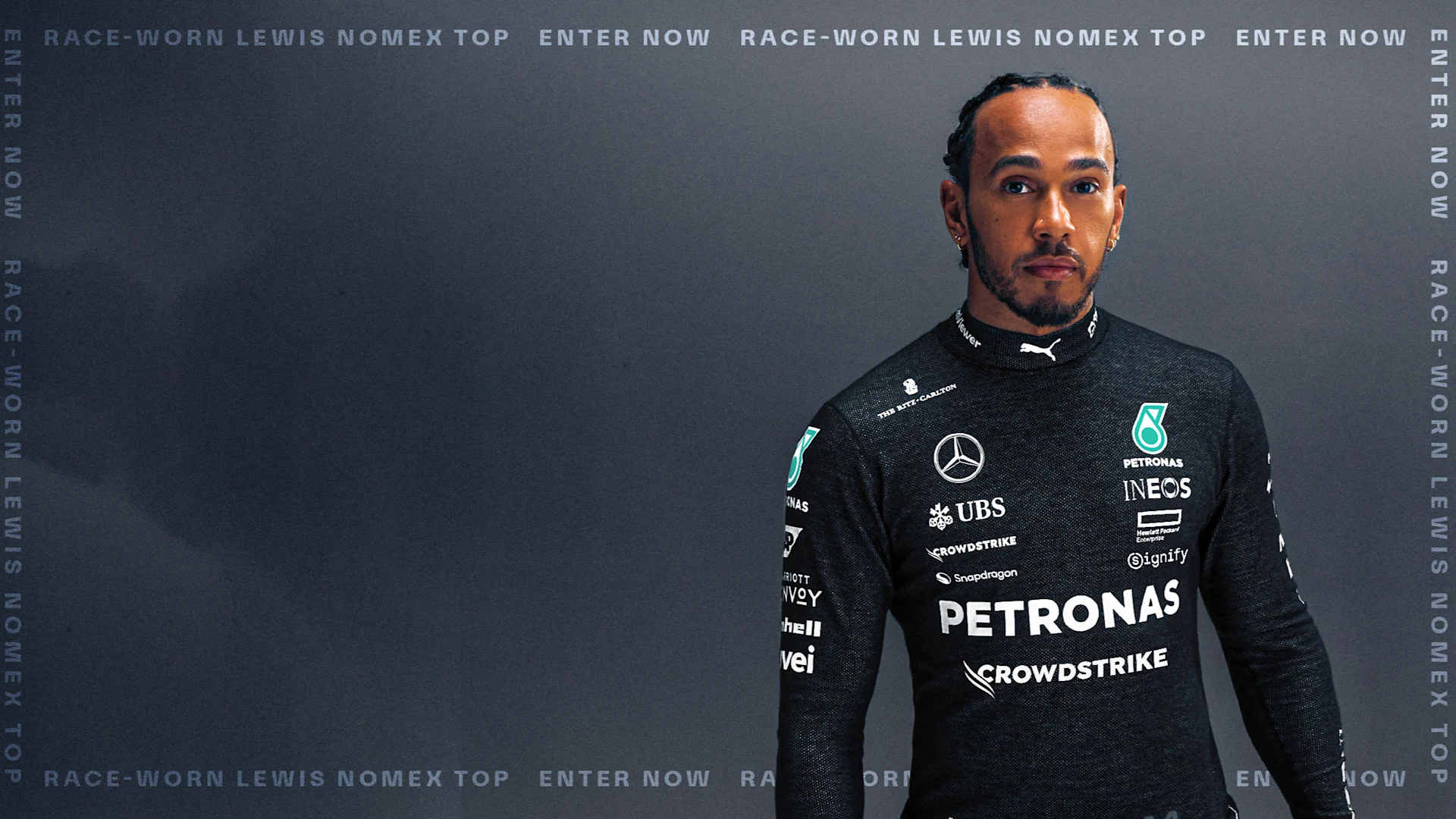 Lewis Hamilton Nomex competition