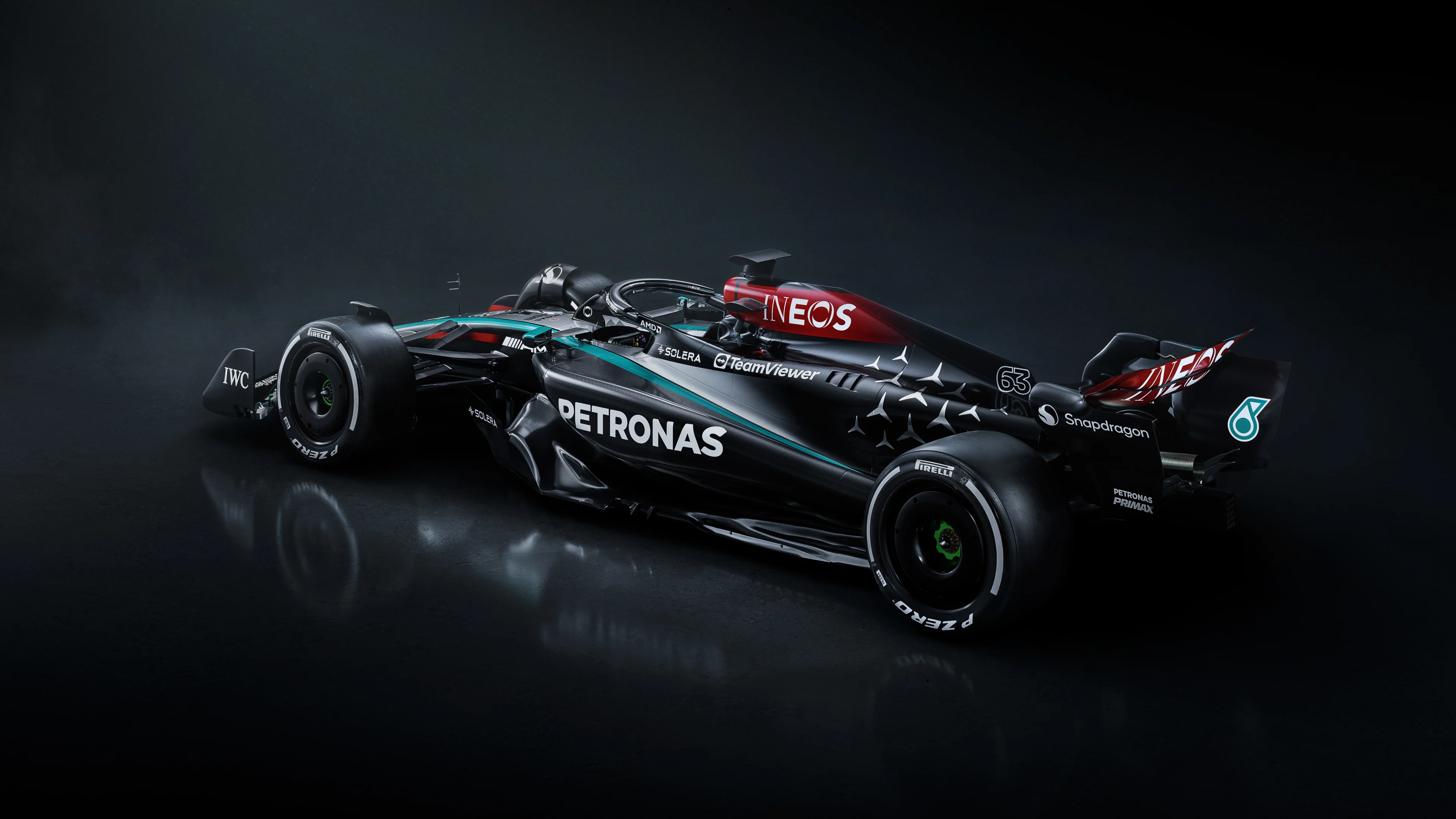 Mercedes returns to black livery as team launches W14 F1 car