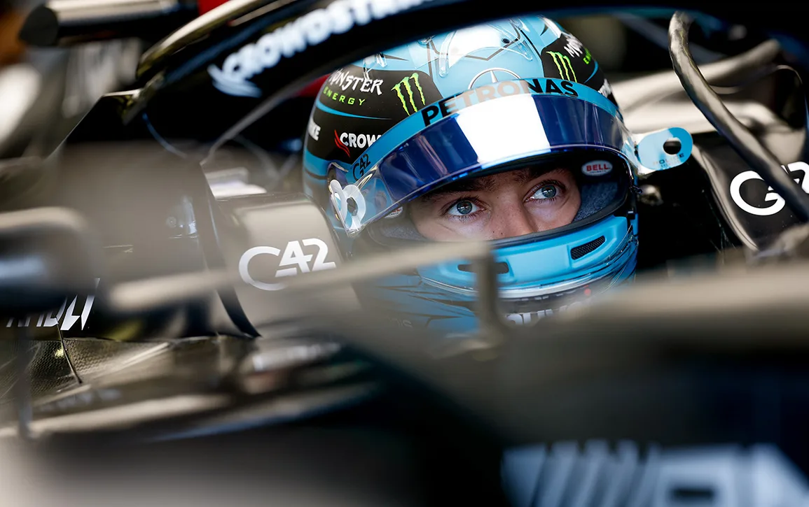 George Russell Mercedes-AMG F1 Baku Qualifying