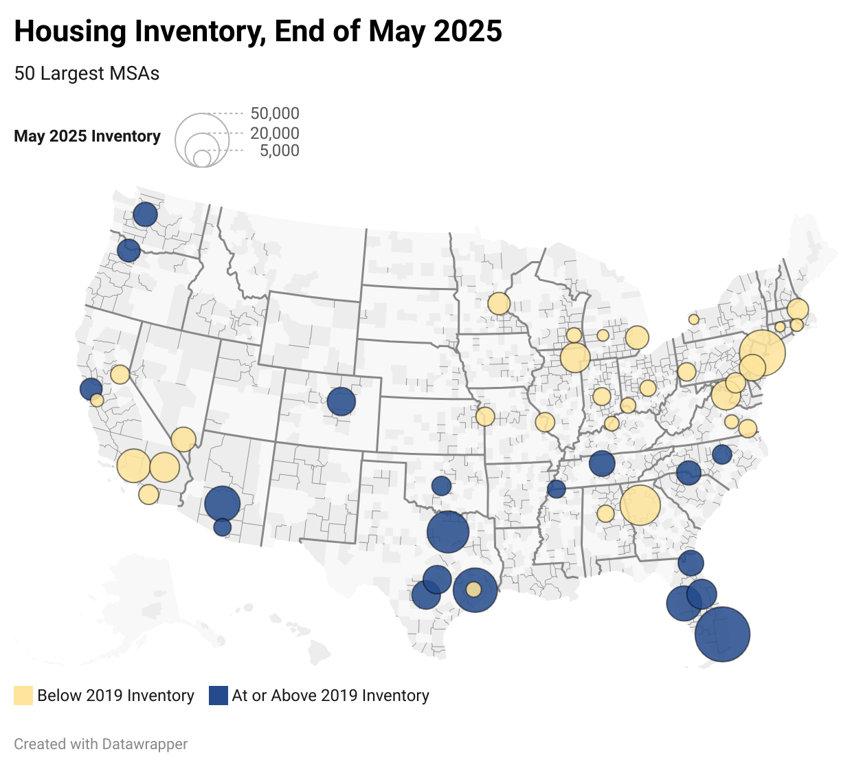 Housing Inventory, End of May 2025