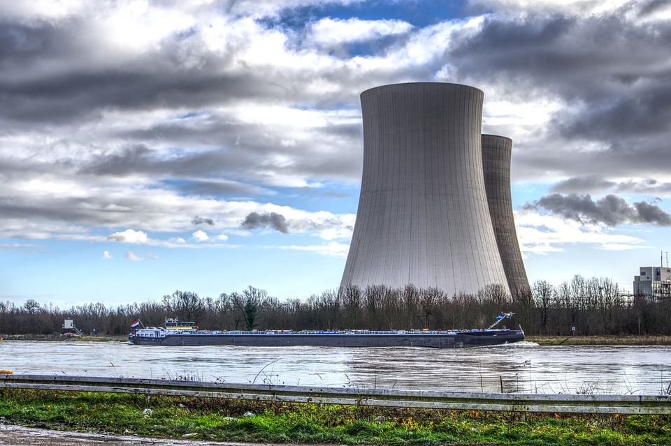 une centrale nucléaire