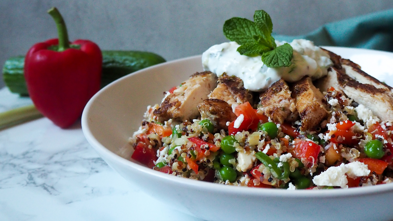 Kip quinoa salade met Griekse twist - 1