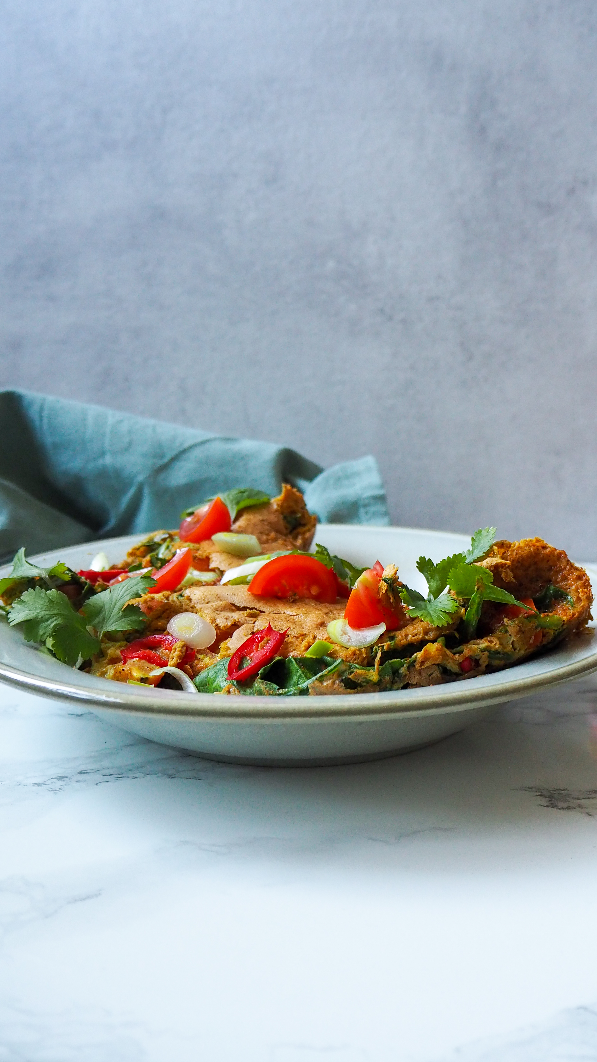 Omelet met een Indiase twist - Featured