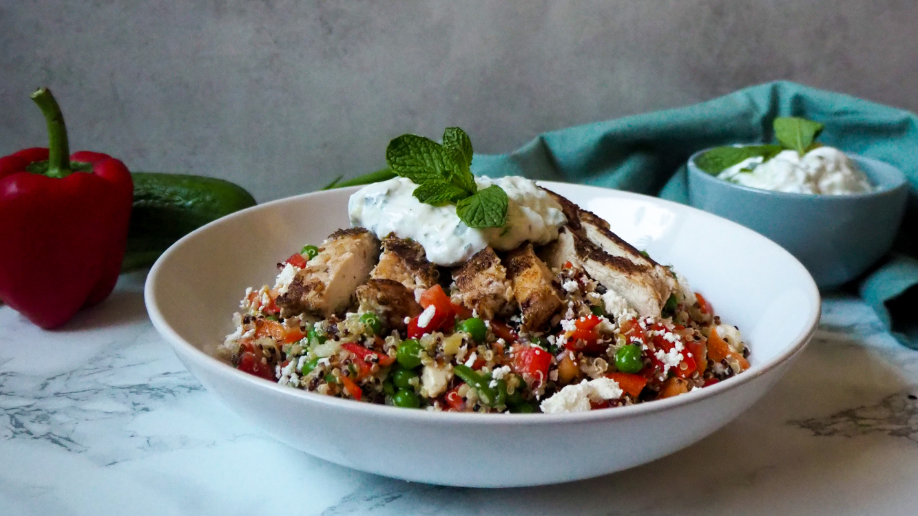 Kip quinoa salade met Griekse twist - 1