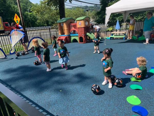 children at the Childcare Center