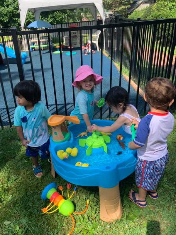 children at the Childcare Center