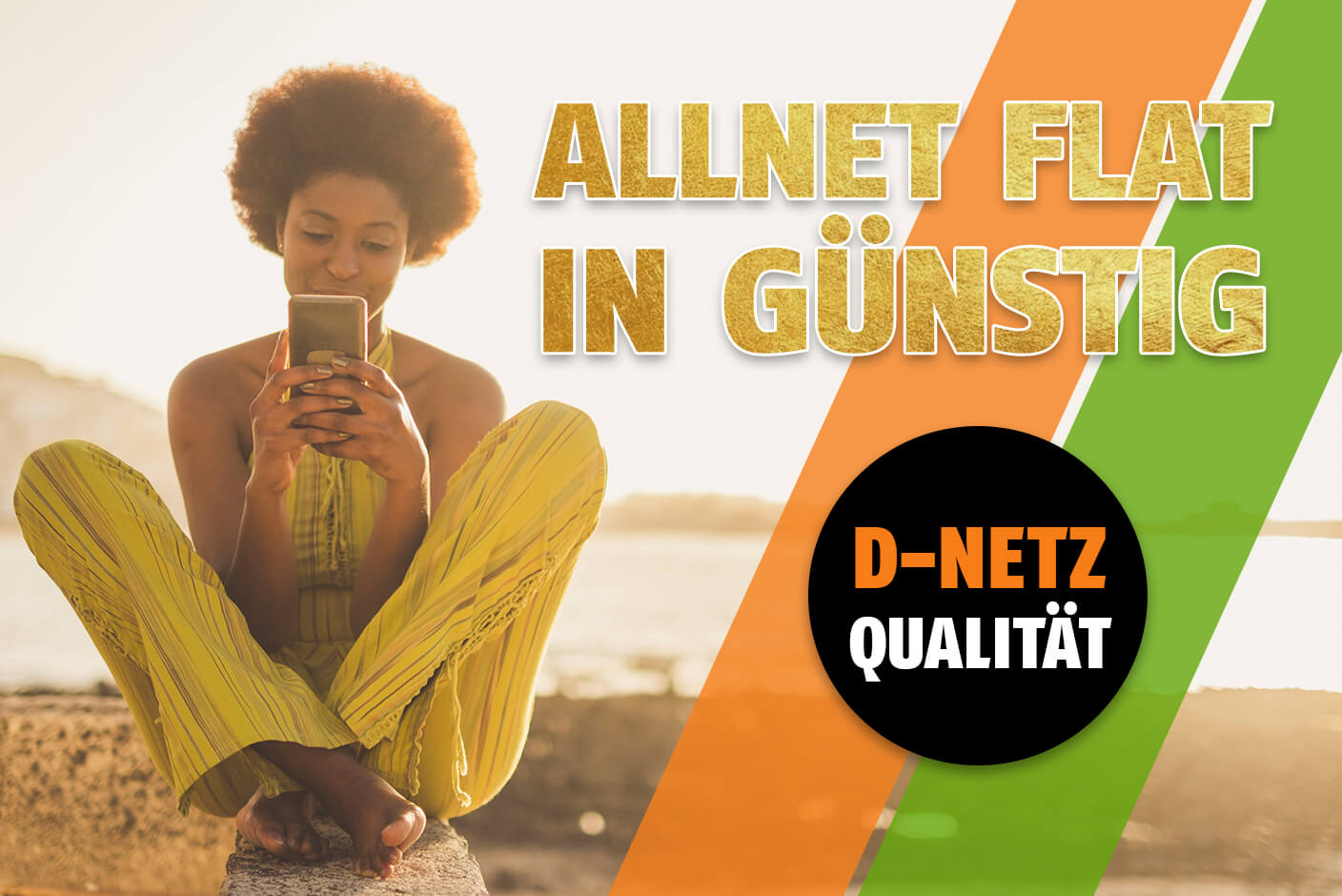 Günstige Allnet Flat in D-Netz Qualität
