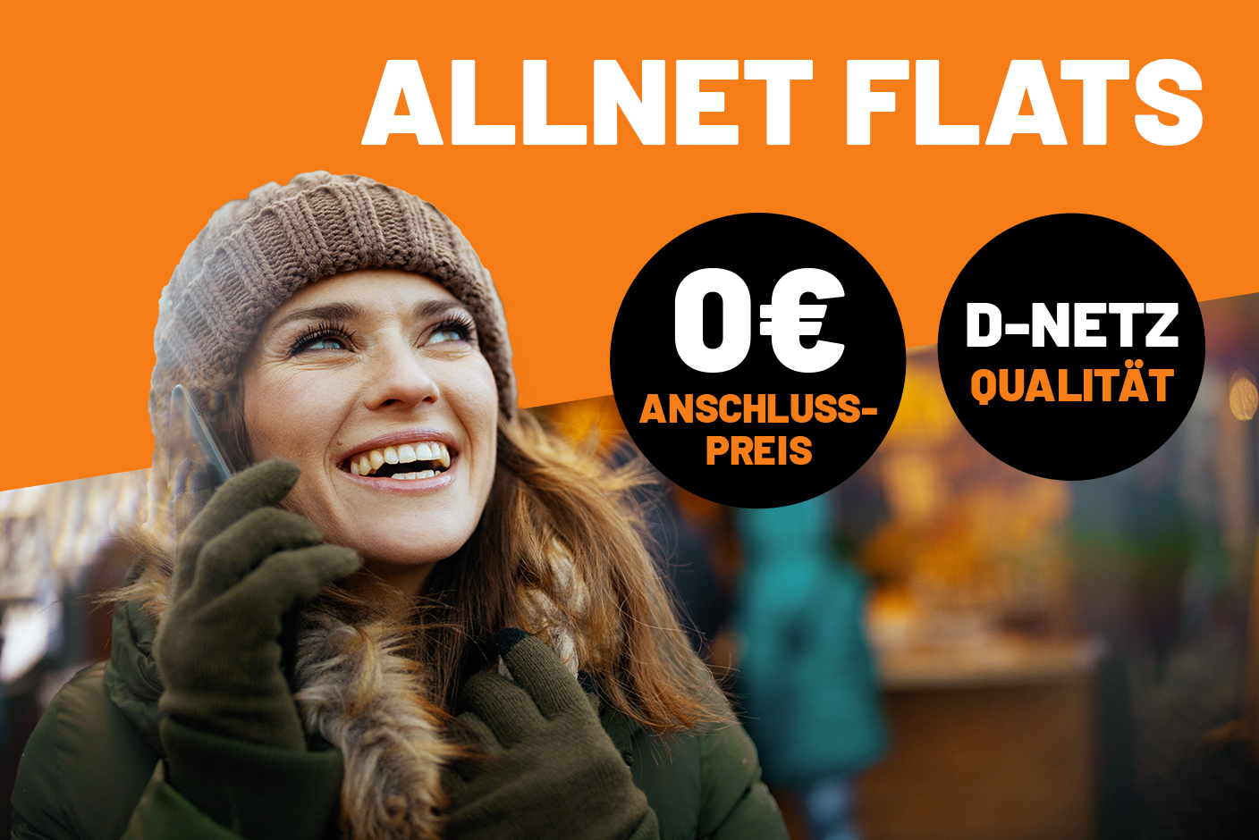 Allnet Flats mit 0€ AP und D-Netz Qualität