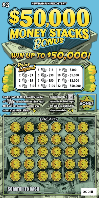 $50,000 Money Stacks Bonus