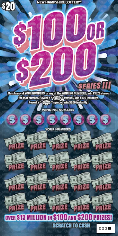 $100 or $200 Series III