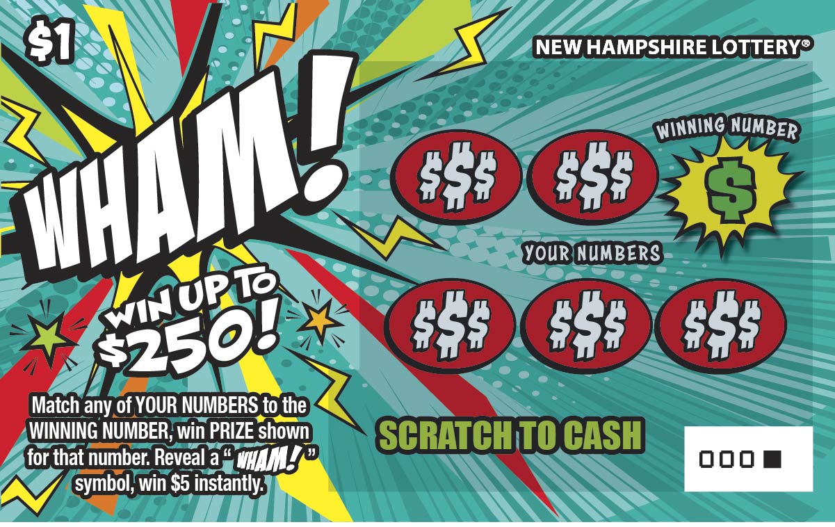 Wham! scratch ticket from New Hampshire Lottery