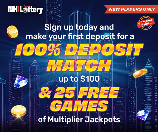 Get a 100% bonus match and 25 free games when you make your first deposit!