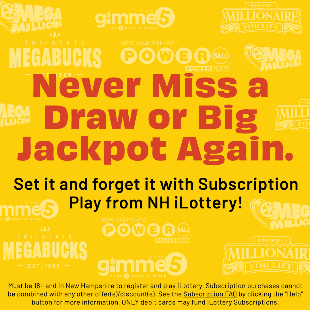 Never miss a draw again, with Auto-Renewal from the New Hampshire Lottery