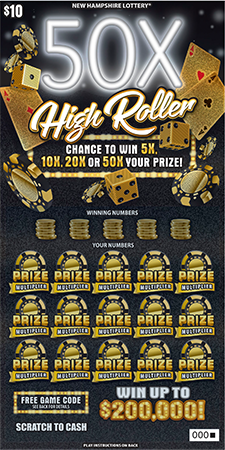 $10 50x High Roller Ticket