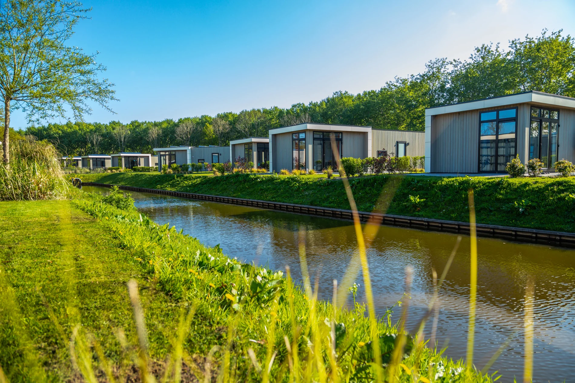 Buitenhuizen houses by the water