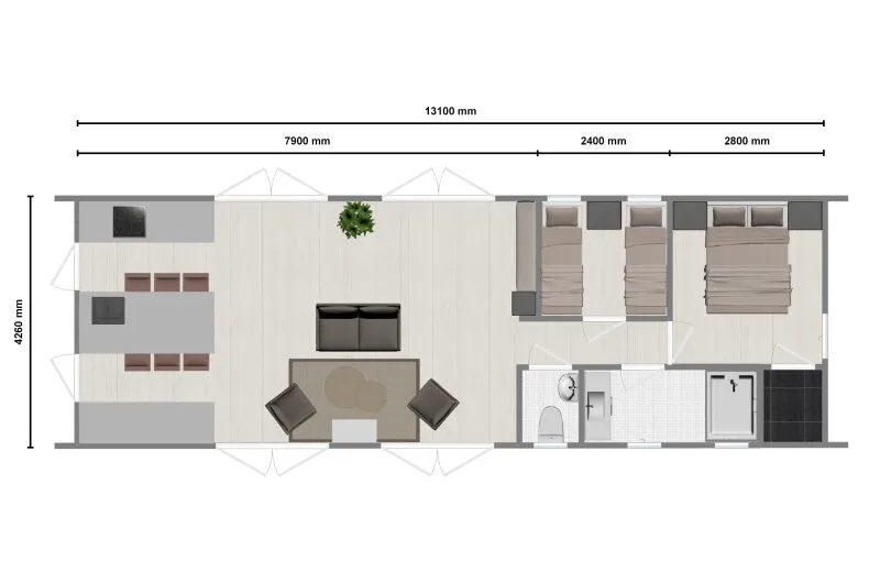 floorplan just nature hindeloopen