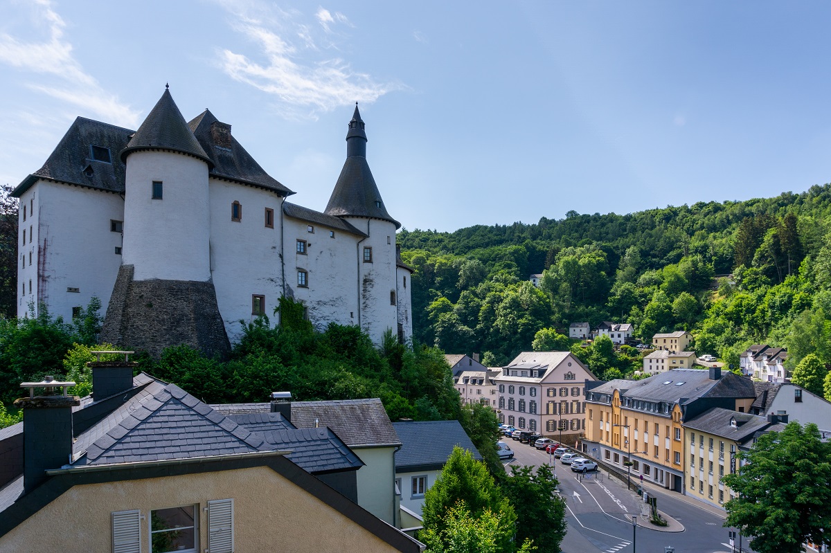 Clervaux Castle Luxembourg Trees Historical Buildings