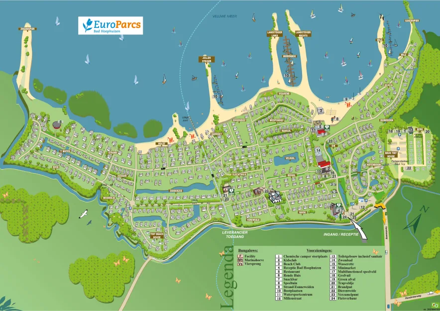 Bad Hoophuizen - Park map