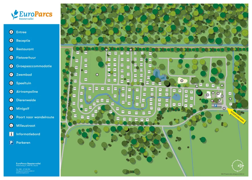 Parkplattegrond Reestervallei