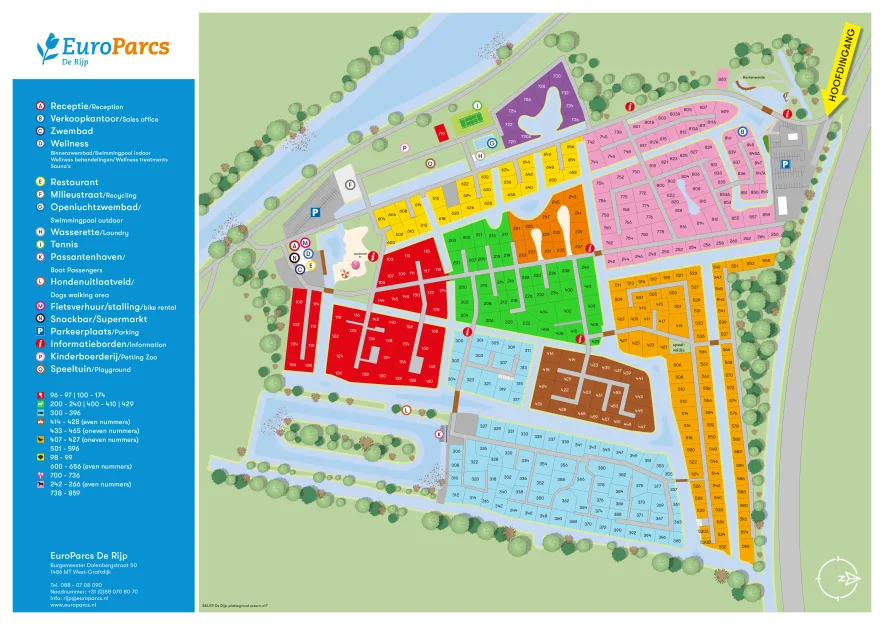 De Rijp - Park plattegrond