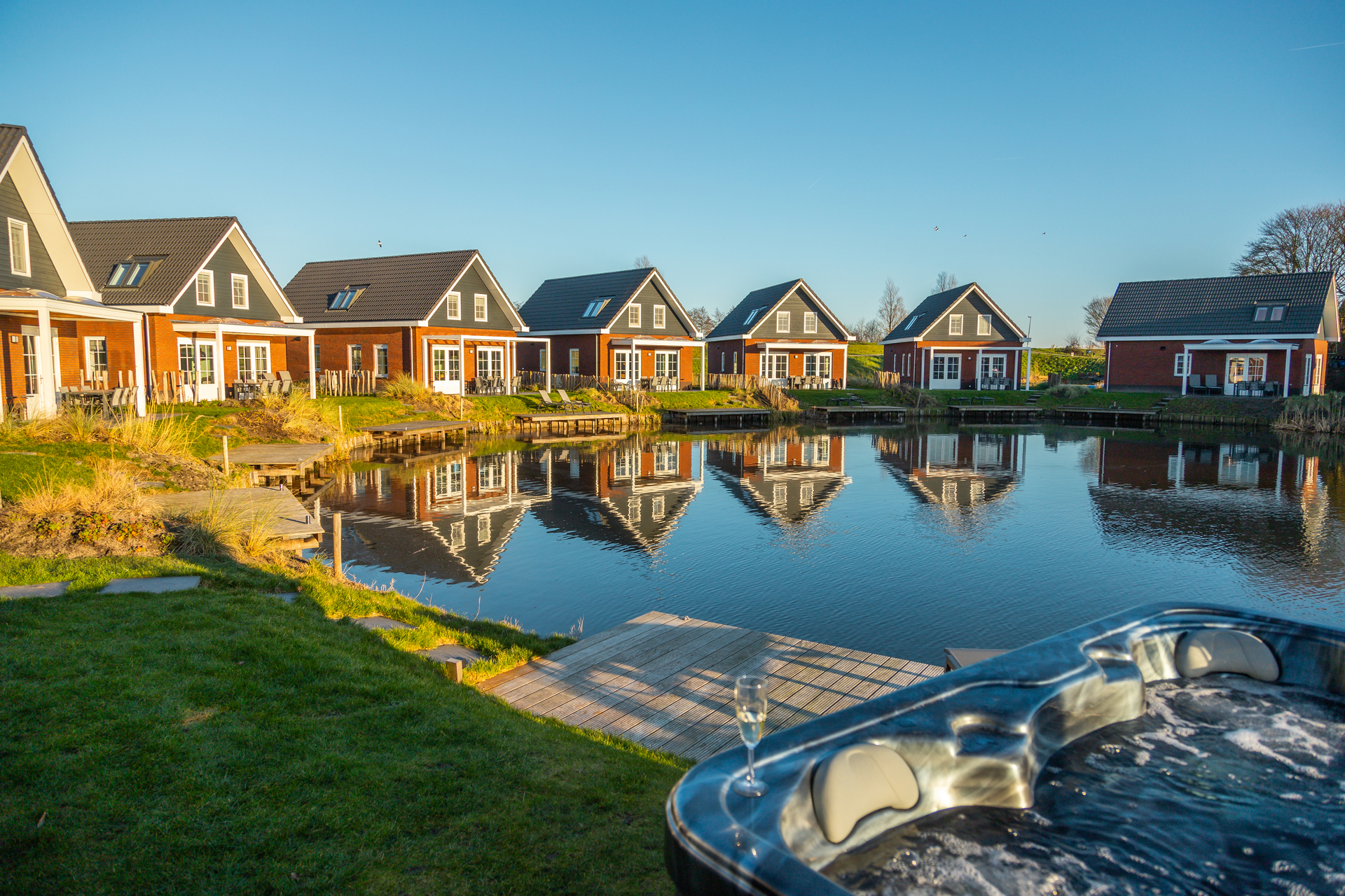 EuroParcs IJsselmeer Watervilla in de Winter