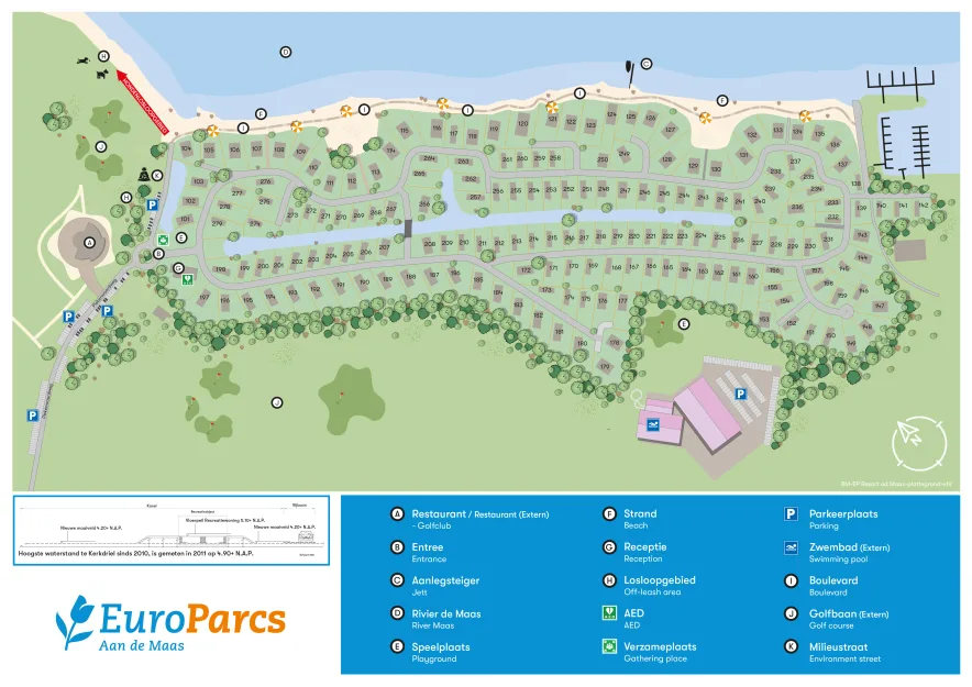 Aan de Maas - Park map