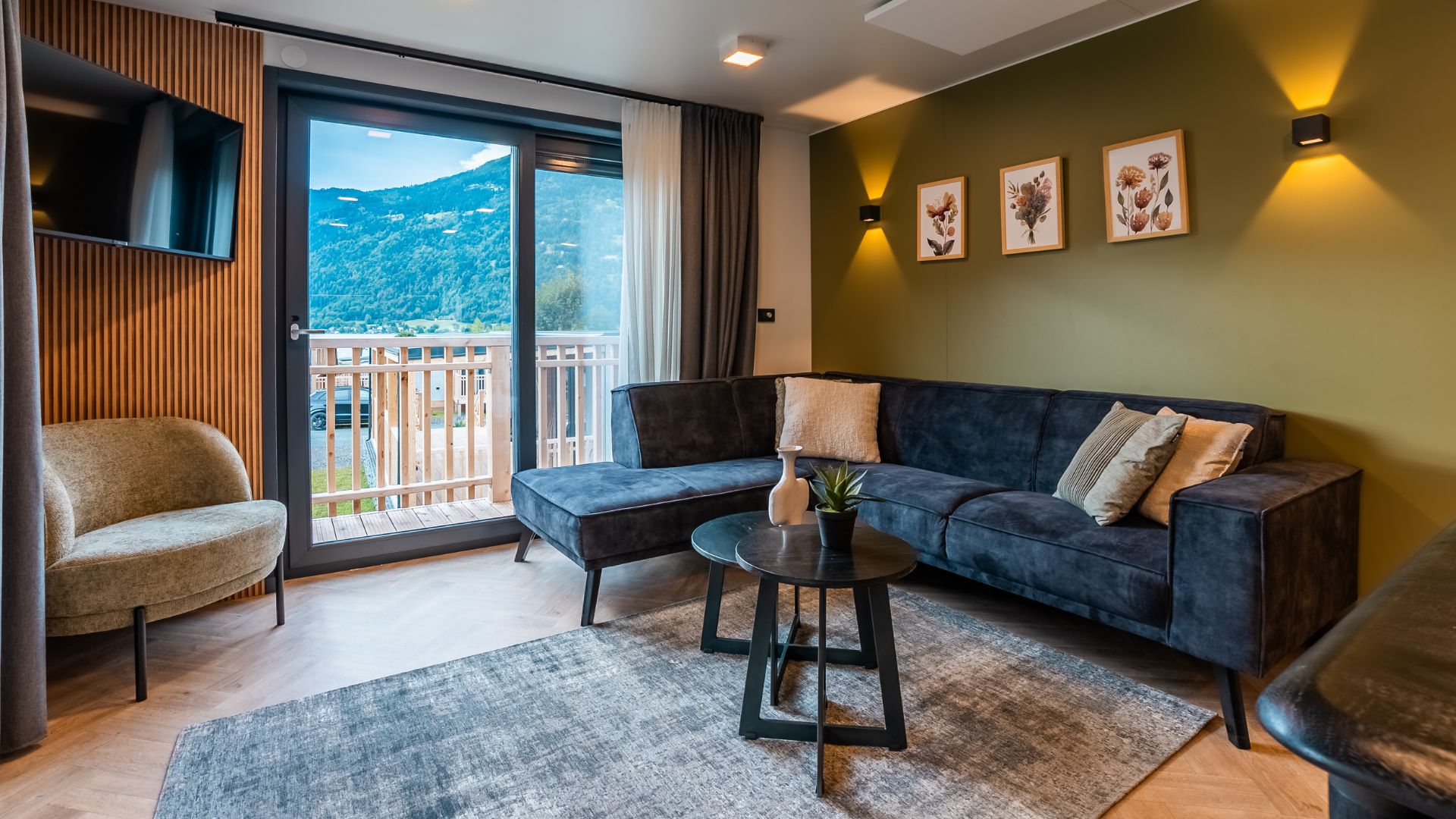 EuroParcs Ossiacher See Wulfenia6 kitchen living room 4