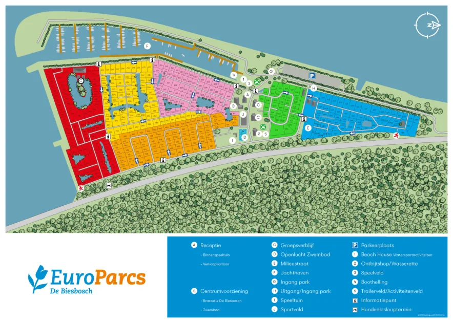 Plattegrond De Biesbosch 9-2022