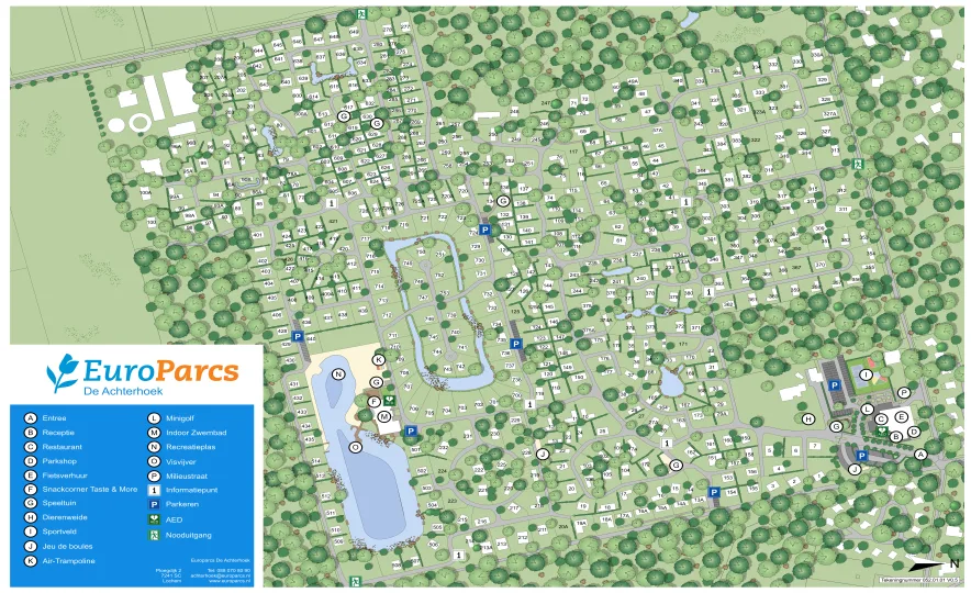 De Achterhoek - Park plattegrond